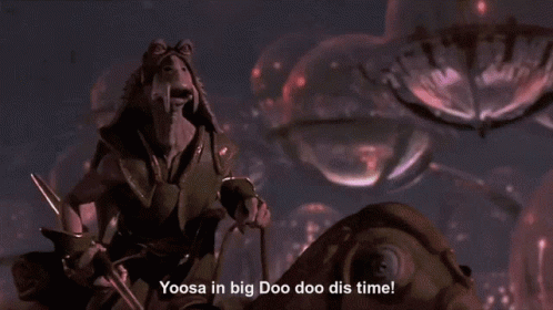 Jar Jar Binks Phantom Menace GIF