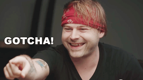 Jared Dines Laughing Pointing Gotcha GIF