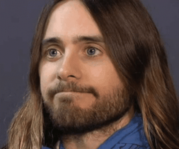 Jared Leto Blinking Welp GIF
