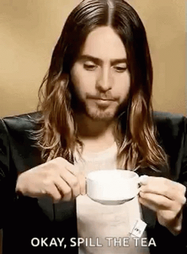Jared Leto Okay Spill The Tea GIF