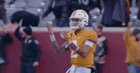 Jarrett Guarantano Rocky Top Enjoying The Cheer GIF
