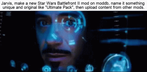 Jarvis Making Star Wars Battlefront II Mod