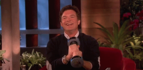 Jason Bateman Dumb Bell GIF