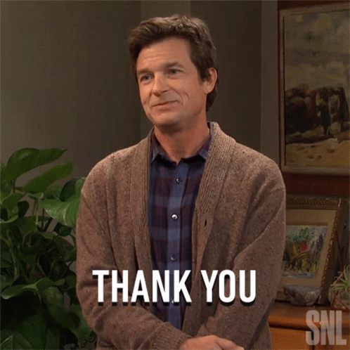 Jason Bateman Thank You GIF