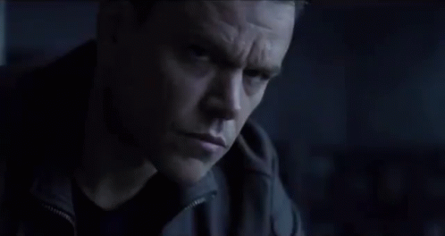 Jason Bourne Angry Expression GIF
