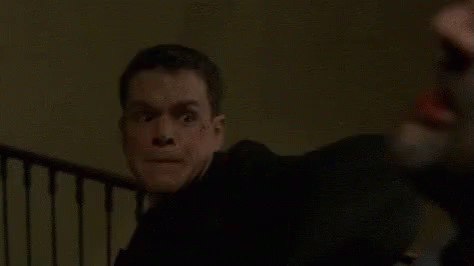 Jason Bourne Beating Up A Guy GIF