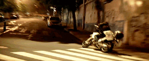 Jason Bourne Shooting While Driving GIF