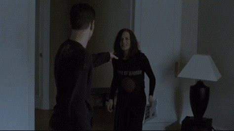 Jason Bourne Talking To A Woman GIF