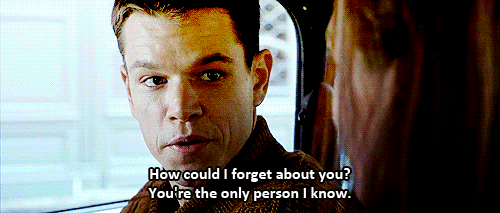 Jason Bourne Talking To Marie Kreutz GIF