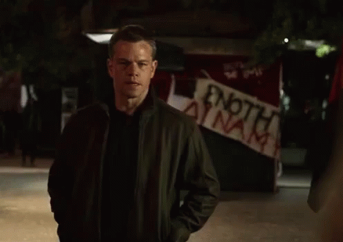 Jason Bourne Tell Me GIF