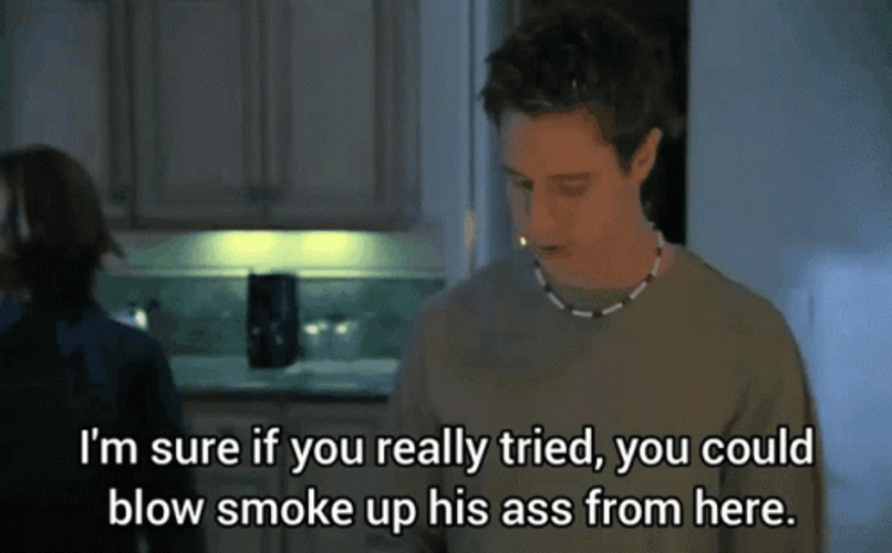 Jason Dohring Brown Noser GIF