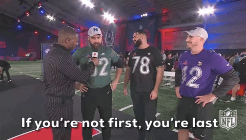Jason Kelce Being Interviewed GIF