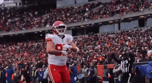 Jason Kelce Brother Travis Dancing With Teammate GIF