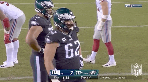 Jason Kelce Catching His Breath GIF