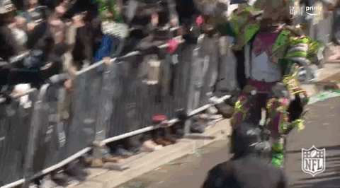 Jason Kelce Cycling On The Road GIF