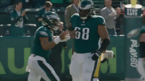 Jason Kelce Dancing With Teammates GIF