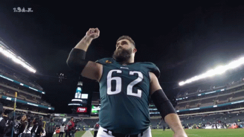 Jason Kelce Fist Pump GIF