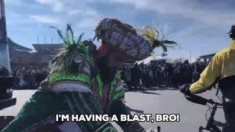 Jason Kelce Riding A Bicycle GIF
