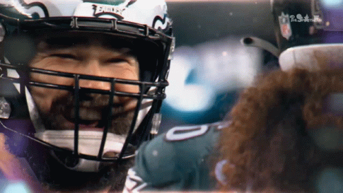 Jason Kelce Smiling Closeup Shot GIF