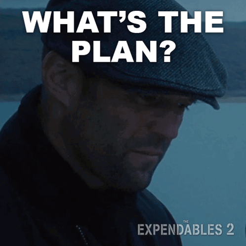Jason Statham Asking For Plan Expendables GIF