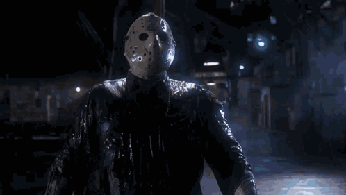 Jason Voorhees Covered in Ice