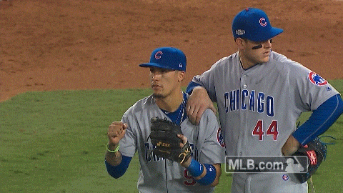 Javier Baez Clenching Fist GIF