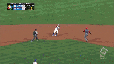 Javier Baez Jumping Live Game GIF