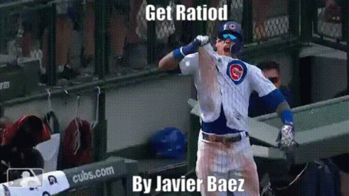Javier Baez Shouting Loudly GIF