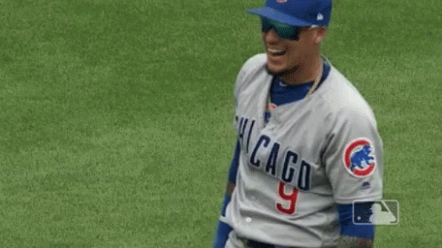 Javier Baez Smiling Happily GIF