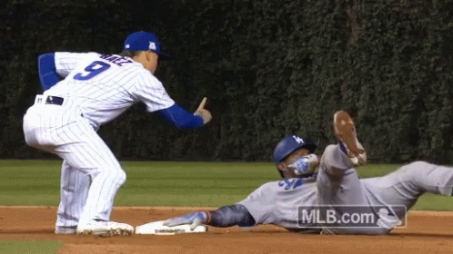 Javier Baez Teasing A Friend GIF