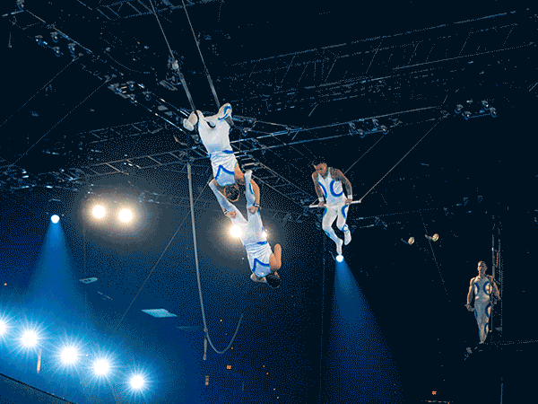 Jawdropping Cloud Swing Circus Stunt Ringling Bros GIF