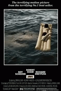Jaws Movie Poster Roy Scheider