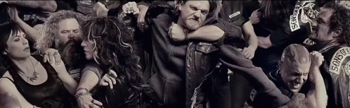 Jax Teller's Slow Motion Punch Sons Of Anarchy GIF