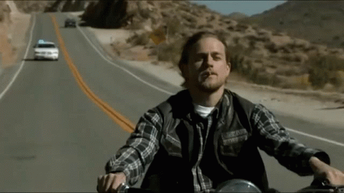 Jax Teller Sons Of Anarchy Motorcycle Ride GIF
