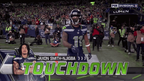 Jaxon Smith-Njigba Football Player On Screen GIF