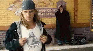 Jay And Silent Bob Got Christ Shirt GIF