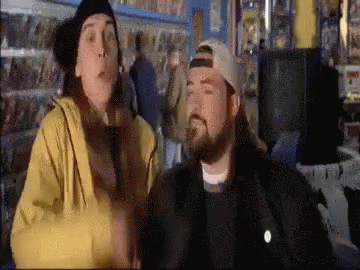 Jay And Silent Bob On The Mat GIF