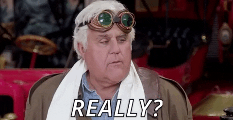 Jay Leno Really? GIF