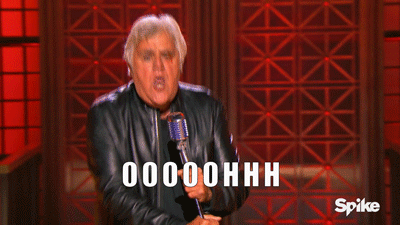 Jay Leno Sings, Oh Yeah GIF