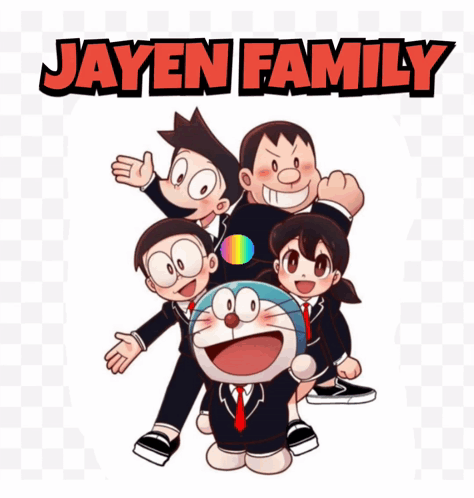 Jayen Family Cartoon Characters