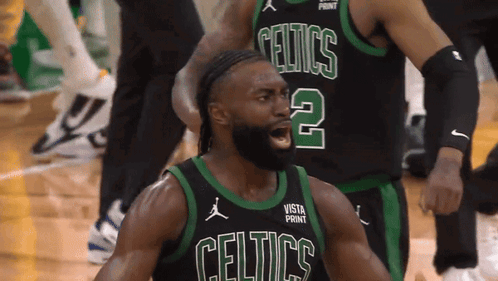 Jaylen Brown Intense Scream Celtics GIF