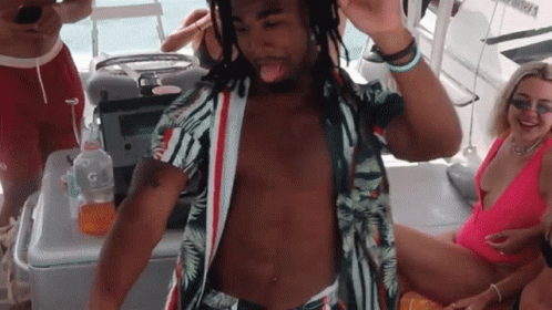 Jaylen Waddle Celebration Summer Grooving GIF