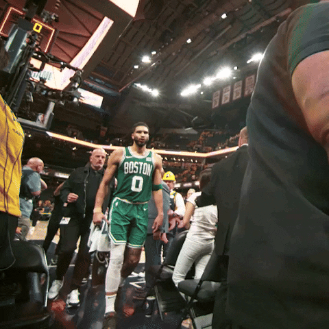 Jayson Tatum Boston Walk Off GIF
