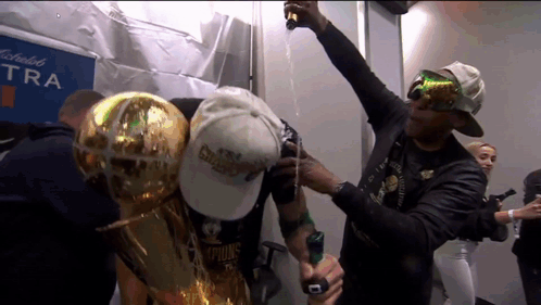 Jayson Tatum Champion Party GIF