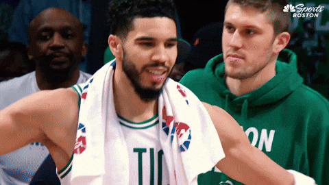 Jayson Tatum Hugs Horford GIF