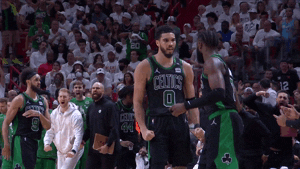 Jayson Tatum Jaylen Brown Handshake GIF