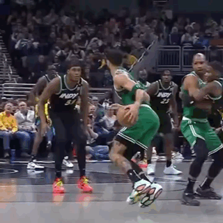 Jayson Tatum Powerful Three Points GIF