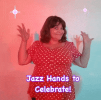 Jazz Hands To Celebrate GIF
