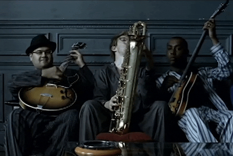Jazz Playing Rehab Amy Winehouse Music Video GIF