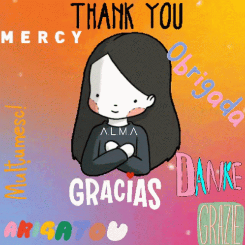 Jazzy Gracias Animated Girl GIF